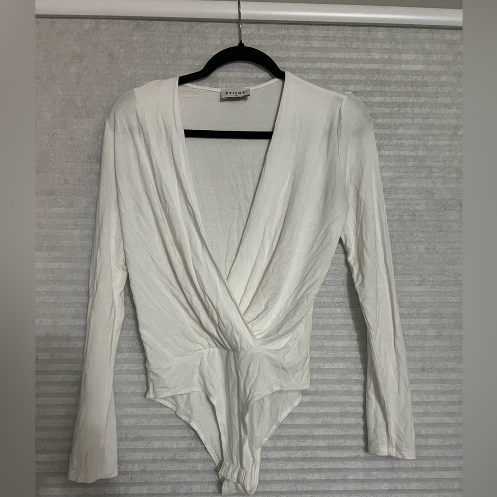Red Dress Boutique - Nights With You Ivory Bodysuit